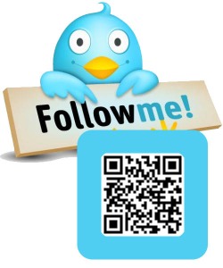 QR Code Follow Me Twitter