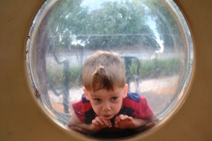 My Son Having Fun at the Playground at Lake Lily