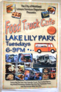 Food Truck Cafe Poster